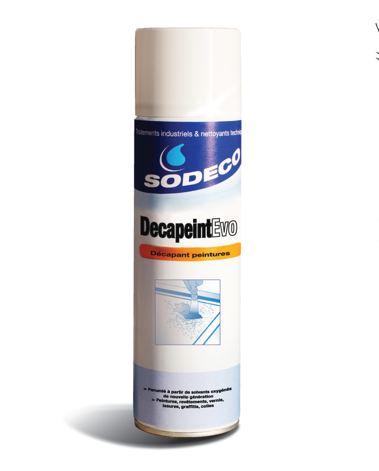 DEKAP PRO - Spray 1L rechargeable décapant peinture avec solvants